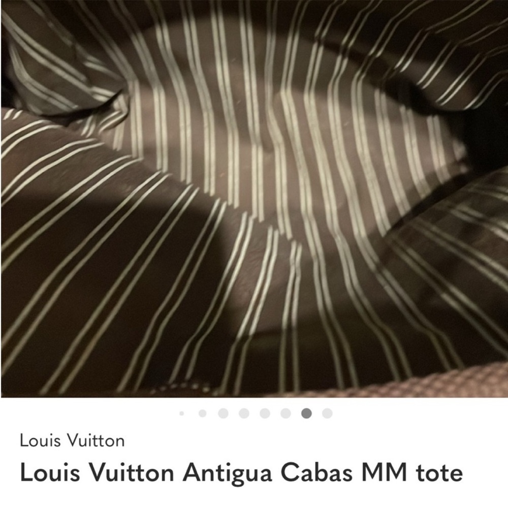 Louis Vuitton Antiqua Cabas MM This Bag Has Had Repairs - Picture 6 of 10